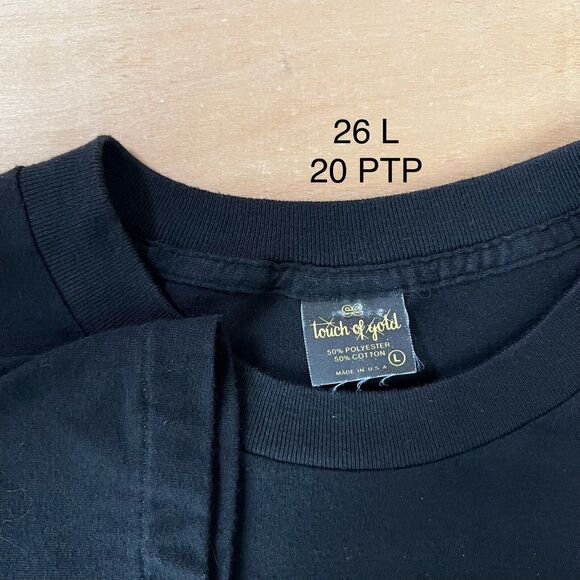 Vintage Washington DC Shirt Large Black 80s DMV Spray Paint Graffiti Memorial - Picture 5 of 7